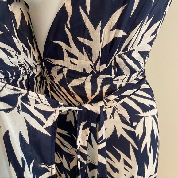 AMUSE Society Provence Maxi Wrap Dress Women’s Size Small Navy - Picture 8 of 9